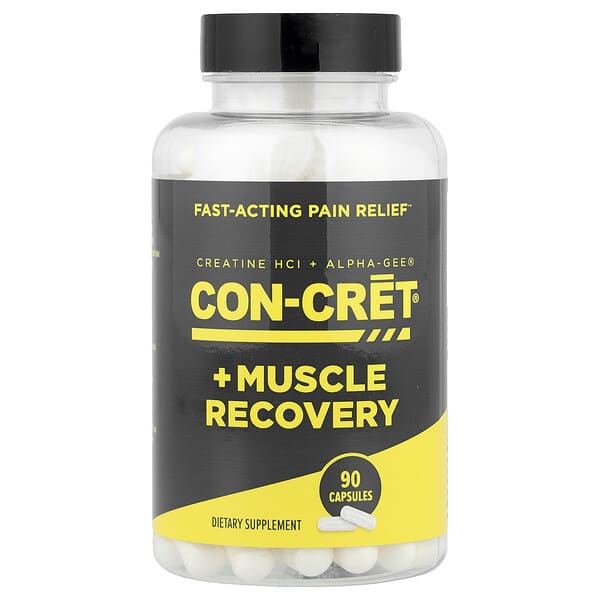 Con-Cret, Creatine HCl + Alpha Gee®, Kreatin HCI und Alpha Gee®, 90 Kapseln