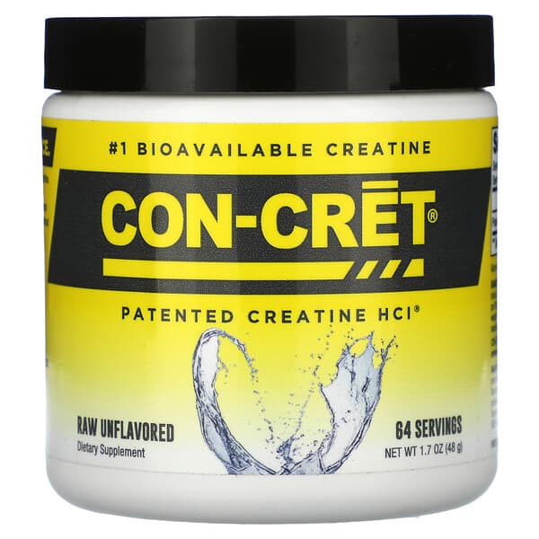 Con-Cret, 專利肌酸鹽酸鹽，未加工原味，1.7 盎司（48 克）
