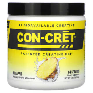 Con-Cret, 특허 받은 크레아틴 HCI, 파인애플, 61.4g(2.2oz)