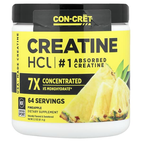 Creatine HCI, Pineapple, 2.2 oz (61.4 g)