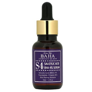 Cos De BAHA, S4, Salicylic Acid BHA 4% Serum, Serum mit 4% Salicylsäure und BHA, 30 ml (1 fl. oz.)