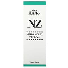 Cos De BAHA, NZ, Niacinamide 20 Zinc PCA 4, 1 fl oz (30 ml)