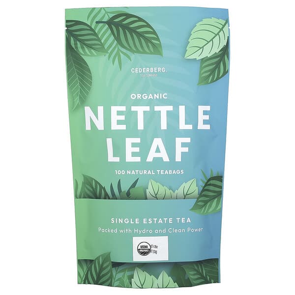 Organic Nettle Leaf, Caffeine Free, 100 Natural Tea Bags, 4.76 oz (135 g)