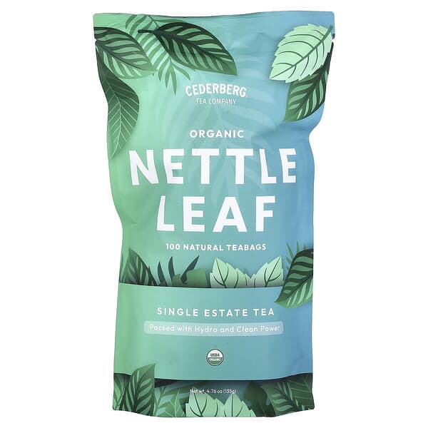 Cederberg Tea Co, Organic Nettle Leaf, Caffeine Free, 100 Natural Tea Bags, 4.76 oz (135 g) — product photo 1