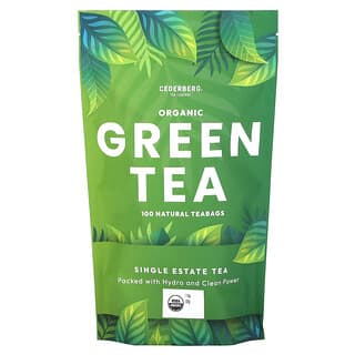 Cederberg Tea Co, Single Extract Tea, органический зеленый чай, 100 натуральных чайных пакетиков, 220 г (7,76 унции)