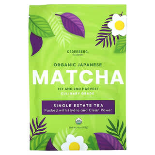 Cederberg Tea Co, Organic Japanese Matcha Powder, 4 oz (113 g)