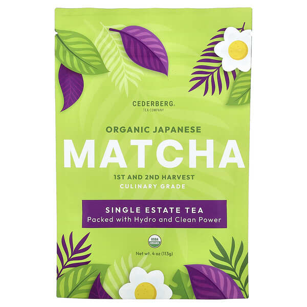 Cederberg Tea Co, 有機日本抹茶粉，4 盎司（113 克）
