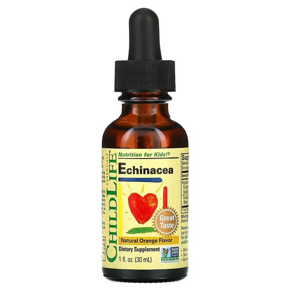 ChildLife Essentials, Essentials, Echinacea, Natural Orange, 1 fl oz (30 ml)