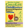 ChildBiotics, supporto immunitario e digestivo, bacca naturale, 5 miliardi di CFU, 30 compresse masticabili