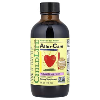 ChildLife Essentials, Важные питательные вещества, средство от аллергии, вкус натурального винограда, 118,5 мл