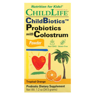 ChildLife, пробиотики и молозиво, порошок, апельсин, 34,5 г (1,2 унции)