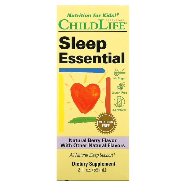 ChildLife Essentials, Sleep Essential, Natural Berry, 2 fl oz (59 ml)