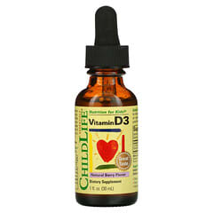 ChildLife Essentials, Vitamin D3, Natural Berry, 1 fl oz (30 ml)