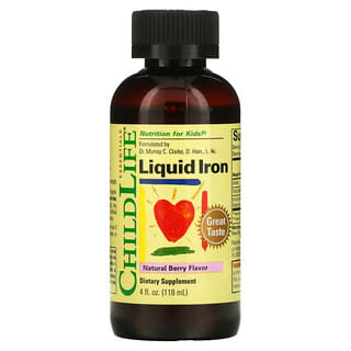 ChildLife Essentials, Liquid Iron（液状鉄）、天然ベリー味、118ml（4液量オンス）