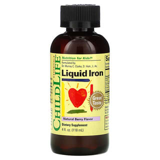 ChildLife, Liquid Iron, с натуральным ягодным вкусом, 118 мл (4 жидк. унции)