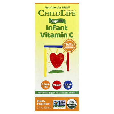 ChildLife Essentials, Organic Baby Vitamin C Drops, 2 fl oz (59 ml)