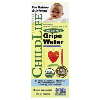 ChildLife Essentials, Organic Gripe Water, 2 fl oz (59 ml)