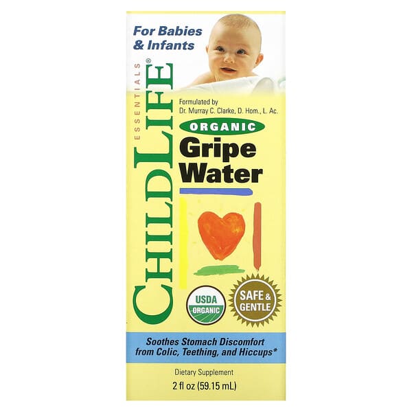 ChildLife Essentials, Organic Gripe Water, 2 fl oz (59.15 ml)