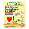 ChildBiotics, Sachets de probiotiques avec poudre de colostrum, Orange tropicale, 30 sachets, 2 g chacun
