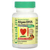 DHA de algas con vitamina A y luteína, Baya natural, 60 cápsulas blandas
