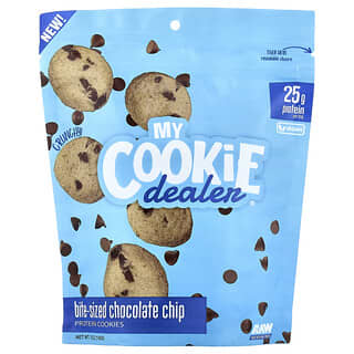 My Cookie Dealer Protein‏, עוגיות חלבון בגודל נגיסה, שבבי שוקולד, 142 גרם (5 אונקיות)