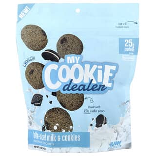 My Cookie Dealer Protein‏, עוגיות חלבון בגודל נגיסה, חלב ועוגיות, 142 גרם (5 אונקיות)