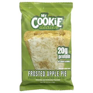 My Cookie Dealer Protein, Protein Toaster Pastry, Frosted Apple Pie, 12 Pastries, 2.6 oz (73 g) Each