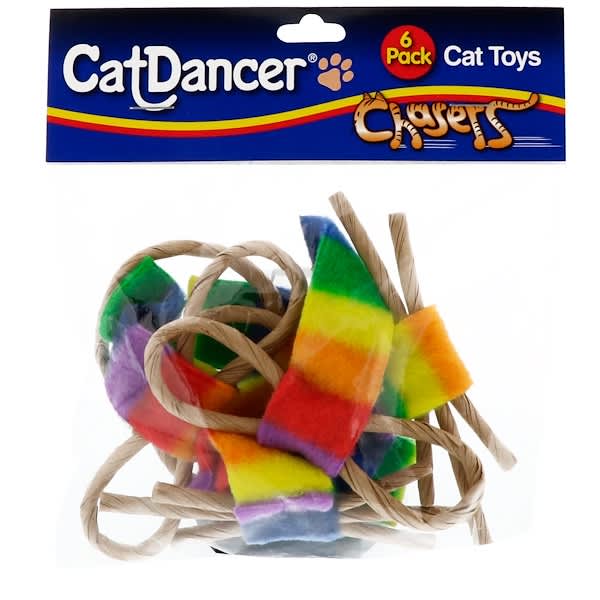 Cat Dancer, チェイサー、猫用おもちゃ、6パック
