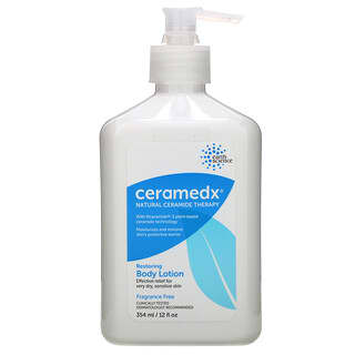Ceramedx, 修護身體乳液，無香料，12液量盎司（354毫升）