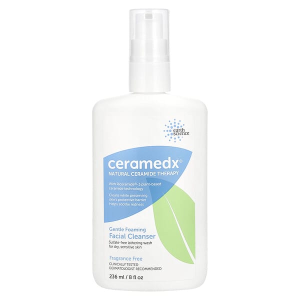 Ceramedx, 젠틀 포밍 페이셜 클렌저, 무향, 236ml (8fl oz)