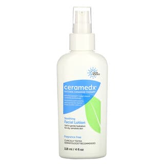 Ceramedx, 舒緩面部乳液，無香料，4 液量盎司（118 毫升）