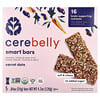 Cerebelly, Smart Bars, barrette biologiche per bambini, carota e datteri, 5 barrette, 24 g ciascuna