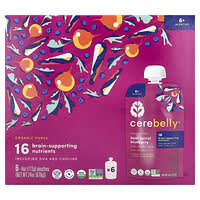 2 Pack) Cerebelly Organic Stage 2 Baby Food, Beet Carrot Blueberry With Coconut Milk, 4 Oz