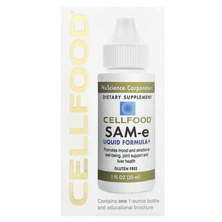 Cellfood‏, +SAM-e Liquid Formula, ‏30 מ"ל (אונקיית נוזל 1)