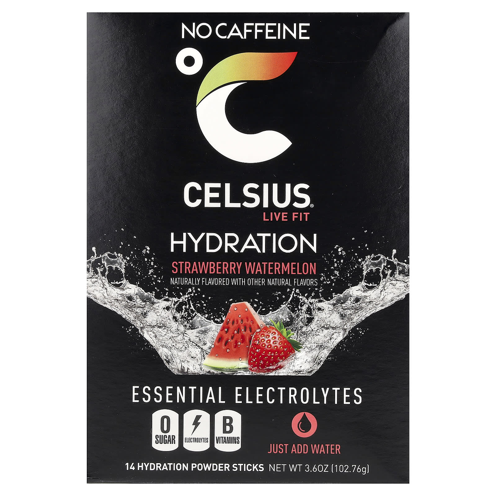 Live Fit, Hydration, Essential Electrolytes, No Caffeine