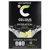 Celsius, Live 핏, 수분, 필수 전해질, 카페인 무함유, 레몬 라임, 수분 공급 분말 스틱 14개입, 각 7.41g(0.26oz)