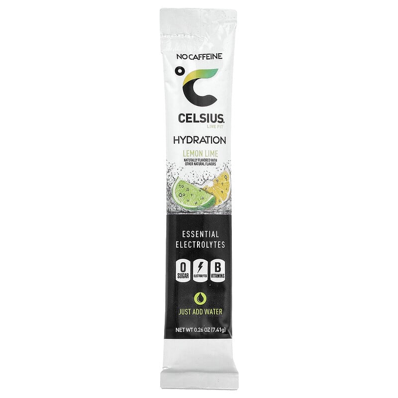 Live Fit, Hydration, Essential Electrolytes, No Caffeine, Lemon