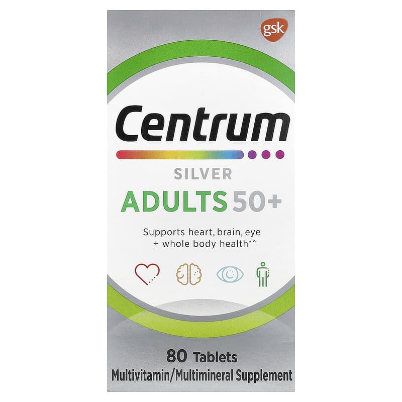 Silber, Erwachsene 50+, 80 Tabletten