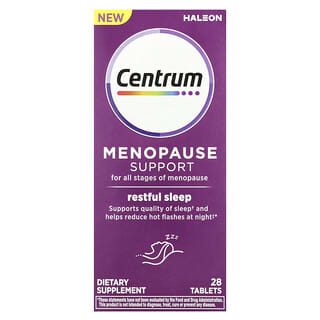 Centrum, Refuerzo para la menopausia, Sueño reparador, 28 comprimidos