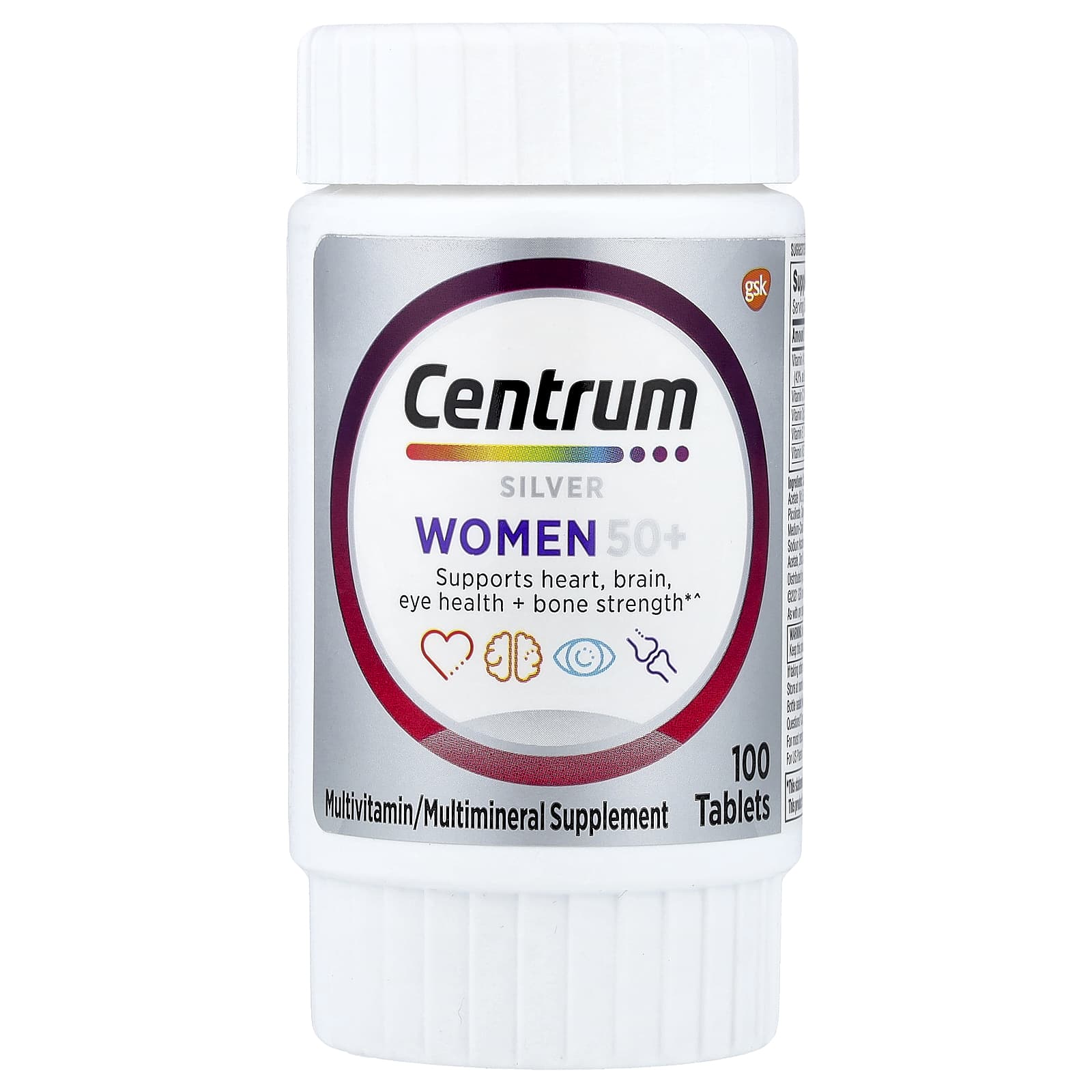 Centrum, Silver Women 50+ 多維他命,100 片