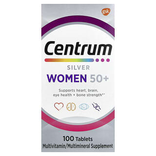 Centrum, Silver Women 50+ Multivitamin, 100 Tabletten