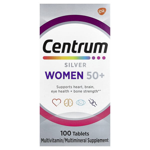 Centrum, 50 歲以上女士專用銀片，100 片