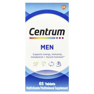 Centrum‏, מולטי-ויטמין לגברים, 65 טבליות