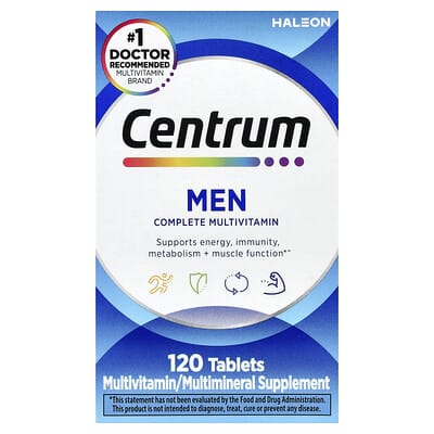 Centrum, Men Complete Multivitamin, 120 Tablets Centrum, Men Complete Multivitamin, 120 Tablets