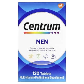 Centrum, Multivitaminas para hombres`` 120 comprimidos