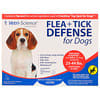 Defensa contra pulgas + garrapatas para perros hasta 22 lbs (10 kg), 3 aplicaciones, 0,023 fl oz (0,68 ml) cada una