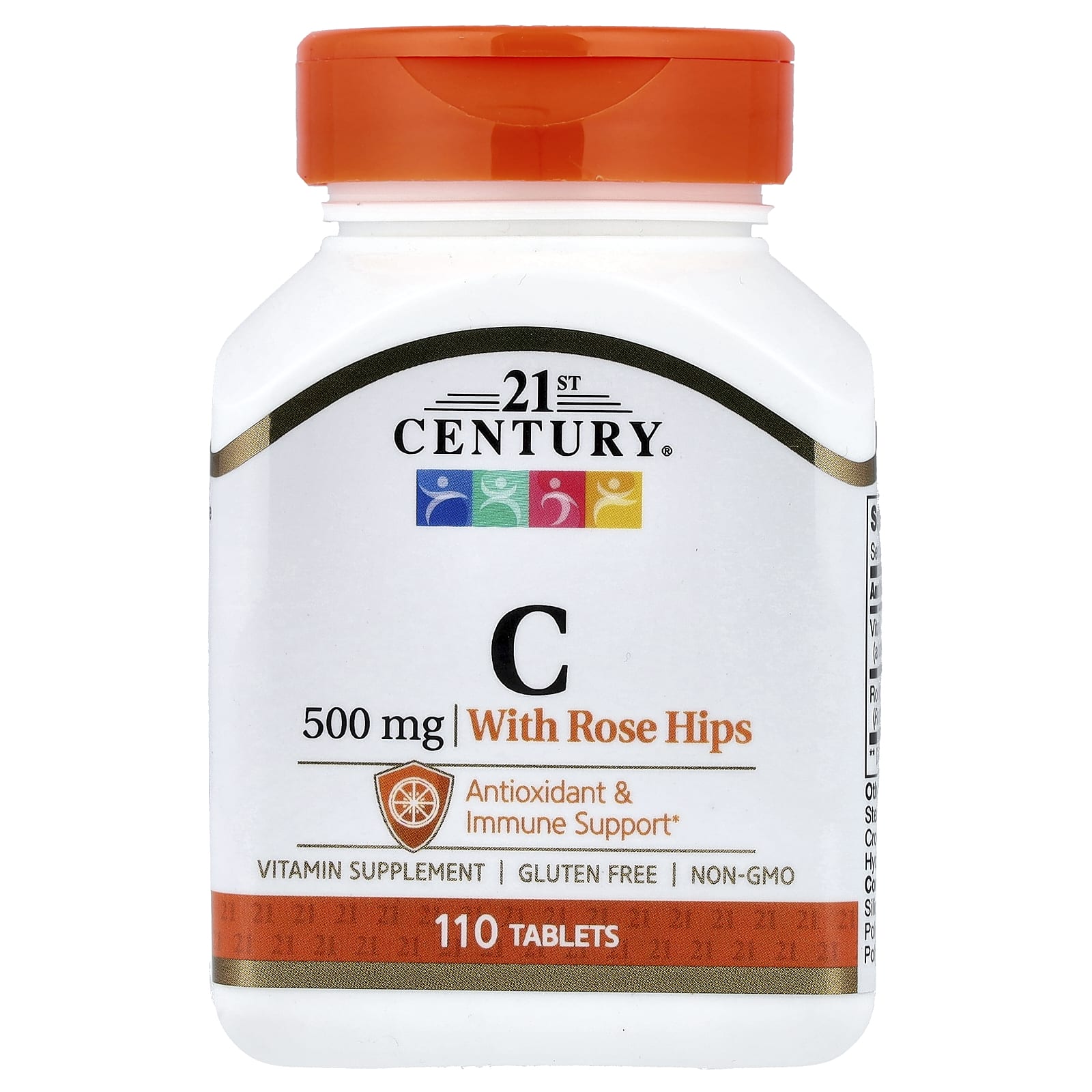 VITAMIN C 500mg WITH ROSE HIPS 6本　個人むけ Vitamin C with Rose Hips, 500 mg, 110 Tablets