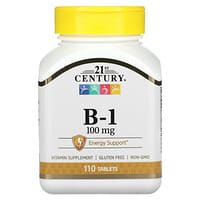 Vitamine B-100 Complex De NOW Foods - 100 Gélules Végétales - Complément énergie Et Système Nerveux - Fabriqué USA