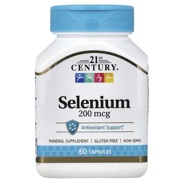 21st Century Selenium, 200 mcg, 60 Capsules