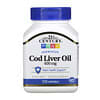 Norwegian Cod Liver Oil, 400 mg, 110 Softgels